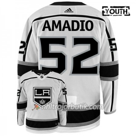 Barn Ishockey Los Angeles Kings Tröja MICHAEL AMADIO 52 Adidas Vit Authentic